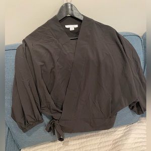 Black cross rope top